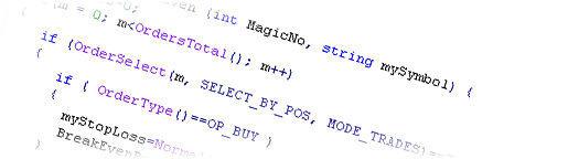 Code Snippet metatrader-programmierung.de